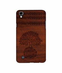 Amazon Brand - Solimo Designer Engraved Patten 3D Printed Hard Back Case Mobile Cover for LG X Power