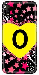 Amazon Brand - Solimo Designer Heart Pattern Alphabet-O 3D Printed Hard Back Case Mobile Cover for Realme 3 / Realme 3i