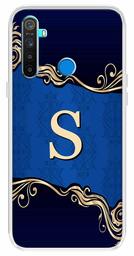 Amazon Brand - Solimo Designer Multicolor Blue Pattern Alphabet-S Printed Soft Back Case Mobile Cover for Realme 5 / Realme 5s / Realme 5i / Narzo 10