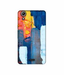 Amazon Brand - Solimo Designer Canvas with Blue Paint 3D Printed Hard Back Case Mobile Cover for Micromax Canvas Selfie 2 Q340