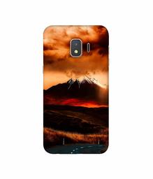 Amazon Brand - Solimo Designer Volcano 3D Printed Hard Back Case Mobile Cover for Samsung Galaxy J2 Core