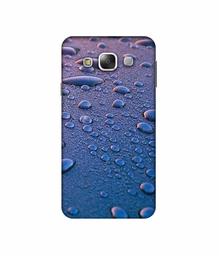 Amazon Brand - Solimo Designer Water Drops 3D Printed Hard Back Case Mobile Cover for Samsung Galaxy E5