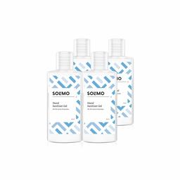 Amazon Brand - Solimo Hand Sanitizer Gel, 60 ml (Pack of 4)