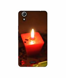 Amazon Brand - Solimo Designer Candle Light 3D Printed Hard Back Case Mobile Cover for Micromax Canvas Selfie 2 Q340