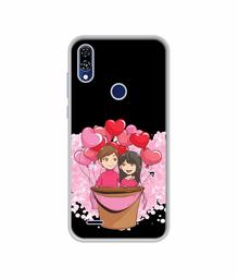 Amazon Brand - Solimo Designer Boy and Girl UV Printed Soft Back Case Mobile Cover for Gionee F10