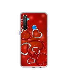 Amazon Brand - Solimo Designer Hearts UV Printed Soft Back Case Mobile Cover for Realme 5 / Realme 5s / Realme 5i