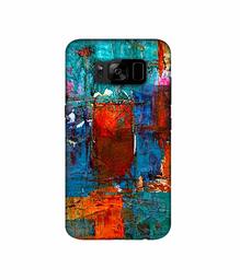 Amazon Brand - Solimo Designer Rectangle Color 3D Printed Hard Back Case Mobile Cover for Samsung Galaxy S8 Plus