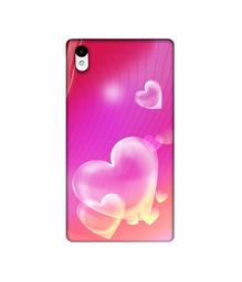 Amazon Brand - Solimo Designer Heart Abstract 3D Printed Hard Back Case Mobile Cover for Sony Xperia Z2