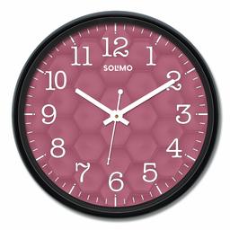 Amazon Brand - Solimo 12-inch Wall Clock - Rasberry Hive (Silent Movement)