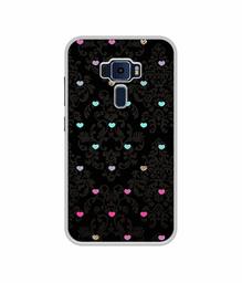 Amazon Brand - Solimo Designer Heart Texture UV Printed Soft Back Case Mobile Cover for Asus Zenfone 3 ZE520KL