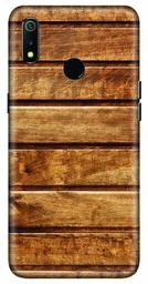 Amazon Brand - Solimo Designer Wooden Design 3D Printed Hard Back Case Mobile Cover for Realme 3 / Realme 3i