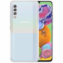 Amazon Brand - Solimo Anti Dust Plug Mobile Cover (Soft & Flexible Back case), for Samsung Galaxy A90 (Transparent)