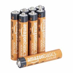 AmazonBasics AAAA 1.5 Volt Everyday Alkaline Batteries - Pack of 8