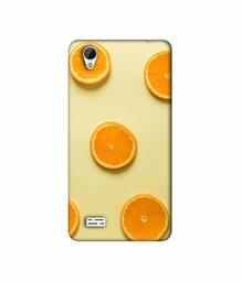 Amazon Brand - Solimo Designer Orange Texture 3D Printed Hard Back Case Mobile Cover for Vivo Y31