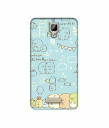 Amazon Brand - Solimo Designer Random UV Printed Soft Back Case Mobile Cover for Gionee P7