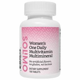 Amazon Brand - Solimo Women's One Daily Multivitamin Multimineral, 100 Tablets, Three Month Supply