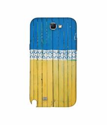 Amazon Brand - Solimo Designer Wooden Pattern 3D Printed Hard Back Case Mobile Cover for Samsung Galaxy Note 2 N7100