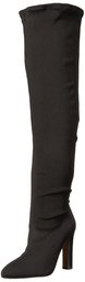 Amazon Brand - The Fix Women's Kendra Stretch Thigh-High-Heeled Boot