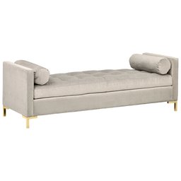 Amazon Brand – Rivet Uptown Mid-Century Velvet Tufted Customizable Daybed Sofa, 78