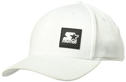 Starter - Gorra Ajustable para Hombre con Diadema integrada y Absorbente, Exclusiva de Amazon, Blanco, Large/X-Large