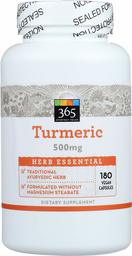 365 Everyday Value, Turmeric 500mg, 180 ct