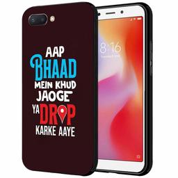 Amazon Brand - Solimo Designer Drop karke Aaye Printed Hard Back Case Mobile Cover for Xiaomi Redmi 6A (D1302)