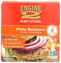 Engine 2, Plant Burgers Italian Fennel 3 Count, 8 Ounce (Frozen)