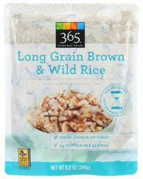 365 EVERYDAY VALUE Long Grain Brown & Wild Rice, 8.8 OZ