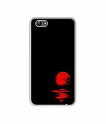 Amazon Brand - Solimo Designer Red Moon UV Printed Soft Back Case Mobile Cover for Vivo Y71