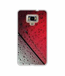 Amazon Brand - Solimo Designer Water Drop On Glass UV Printed Soft Back Case Mobile Cover for Samsung Z4