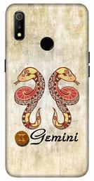 Amazon Brand - Solimo Designer Gemini Design 3D Printed Hard Back Case Mobile Cover for Realme 3 / Realme 3i