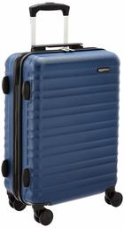 AmazonBasics Hardside Luggage Spinner - 55cm Cabin Size, Navy Blue, Approved for most budget airlines