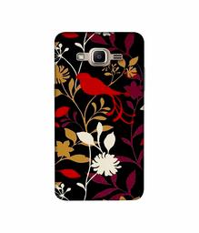 Amazon Brand - Solimo Designer Flower Bunch Pain On Cloth 3D Printed Hard Back Case Mobile Cover for Samsung Galaxy J2 Prime