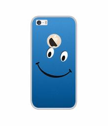 Amazon Brand - Solimo Designer Happy UV Printed Soft Back Case Mobile Cover for Apple iPhone 5 / 5S