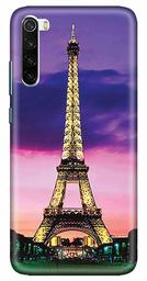 Amazon Brand - Solimo Designer Eiffel Tower 3D Printed Hard Back Case Mobile Cover for Xiaomi Redmi Note 8