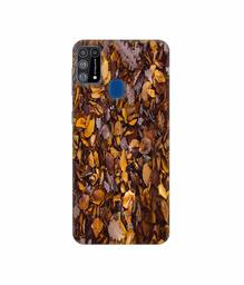 Amazon Brand - Solimo Designer Dry Leafs 3D Printed Hard Back Case Mobile Cover for Samsung Galaxy M31