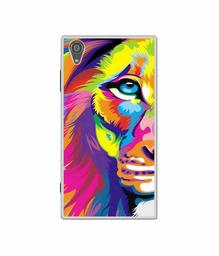 Amazon Brand - Solimo Designer Funny Cat Pattern Print UV Printed Soft Back Case Mobile Cover for Sony Xperia XA1 Plus