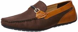 Nubeno Men's Brown Loafers-8 UK (42 EU) (56151)