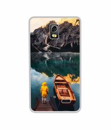 Amazon Brand - Solimo Designer Lake View UV Printed Soft Back Case Mobile Cover for LYF Water 10