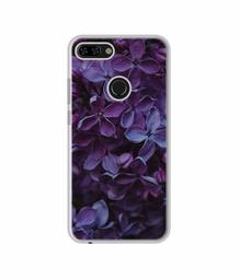 Amazon Brand - Solimo Designer Purple Flowers UV Printed Soft Back Case Mobile Cover for Tecno Camon i Twin