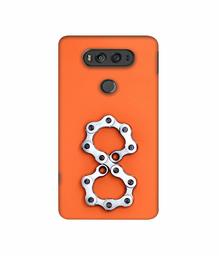 Amazon Brand - Solimo Designer Number Eight 3D Printed Hard Back Case Mobile Cover for LG V20