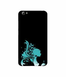 Amazon Brand - Solimo Designer Lady Vector N 3D Printed Hard Back Case Mobile Cover for Vivo Y66