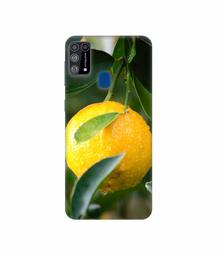 Amazon Brand - Solimo Designer Lemon 3D Printed Hard Back Case Mobile Cover for Samsung Galaxy M31