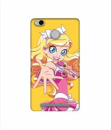 Amazon Brand - Solimo Designer Singing Girl Vector 3D Printed Hard Back Case Mobile Cover for Xiaomi Redmi 3S Prime