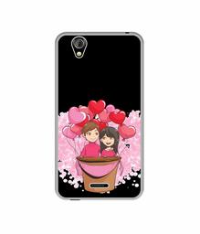 Amazon Brand - Solimo Designer Boy and Girl UV Printed Soft Back Case Mobile Cover for Gionee P5 Mini