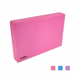 UMI. by Amazon -Yoga Bloque Ladrillos de Yoga EVA Bloque para Yoga, Pilates, Ejercicio, Antideslizante y Ligero (Rosa, 1 pc)