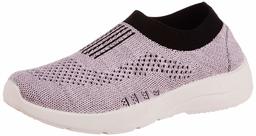 ELISE Women's Gray Running Shoes-5 UK (38 EU) (6 US) (EVAR-SP20-1)