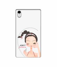 Amazon Brand - Solimo Designer Papa's Princess 3D Printed Hard Back Case Mobile Cover for Sony Xperia Z2