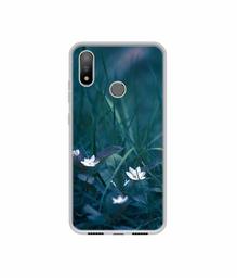 Amazon Brand - Solimo Designer White Flower UV Printed Soft Back Case Mobile Cover for Panasonic Eluga X1