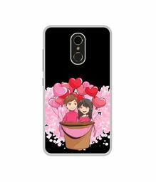 Amazon Brand - Solimo Designer Boy and Girl UV Printed Soft Back Case Mobile Cover for Itel S41